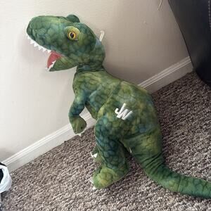 Jurassic World Large Dinosaur, Green 27 Inches Plush Soft Toy Velociraptor